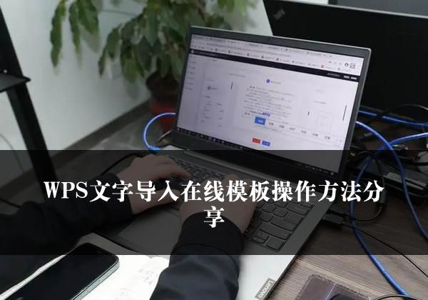 WPS文字导入在线模板操作方法分享