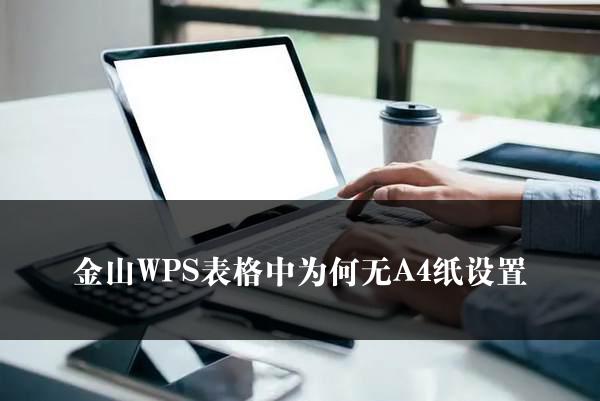 金山WPS表格中为何无A4纸设置