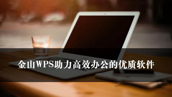 金山WPS助力高效办公的优质软件