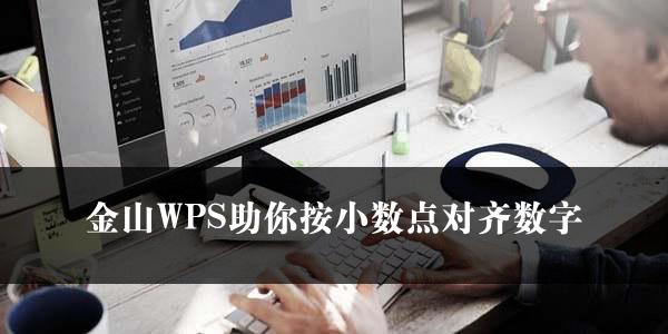 金山WPS助你按小数点对齐数字