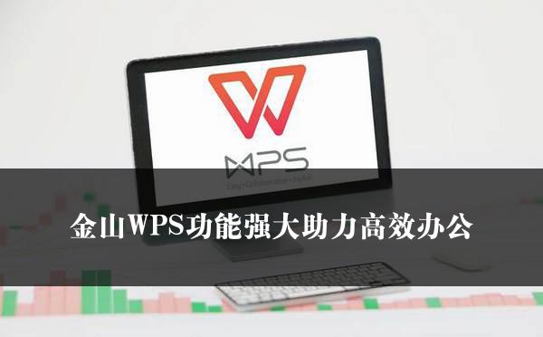 金山WPS功能强大助力高效办公