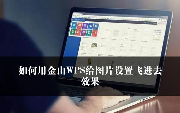 如何用金山WPS给图片设置飞进去效果