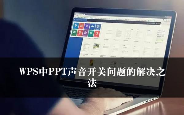 WPS中PPT声音开关问题的解决之法