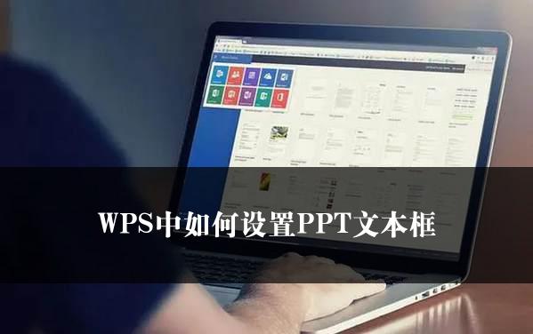 WPS中如何设置PPT文本框