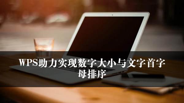 WPS助力实现数字大小与文字首字母排序